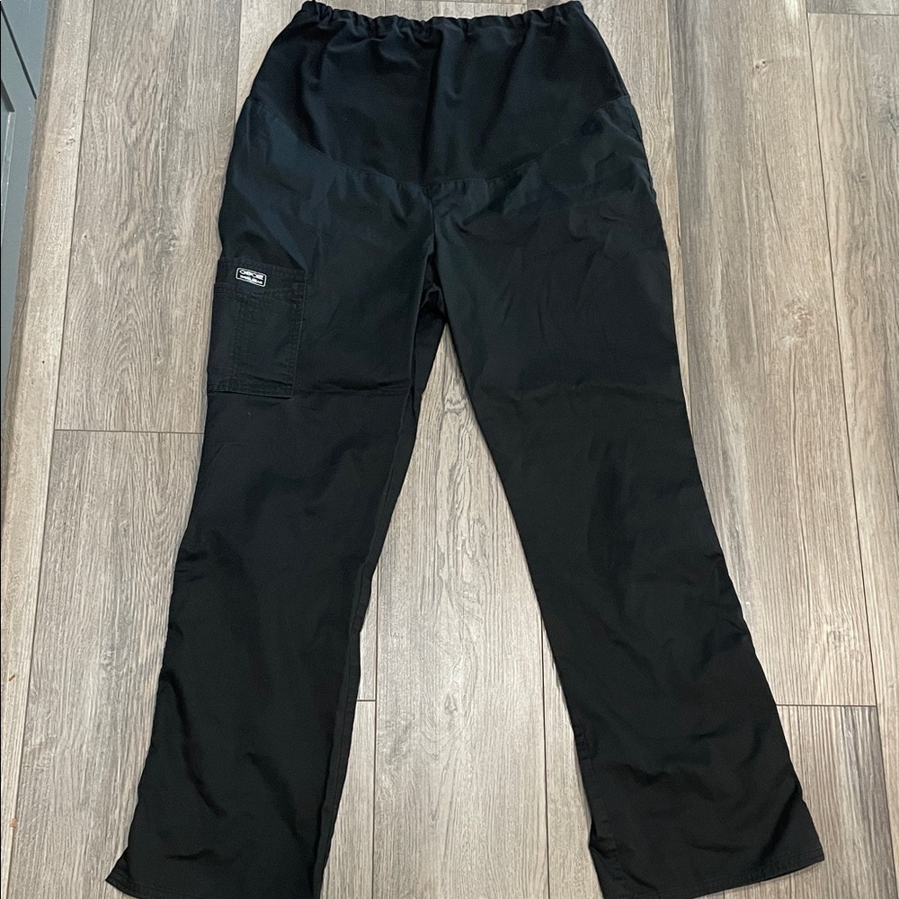 Cherokee Black Maternity Cargo Pants